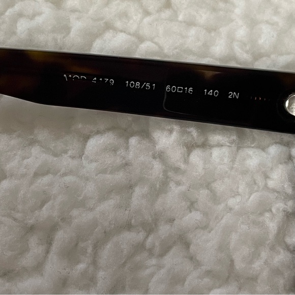 Versace VE 4179 Sunglasses Dark Havana Crystal Brown Color 108/51 Authentic - Picture 11 of 13